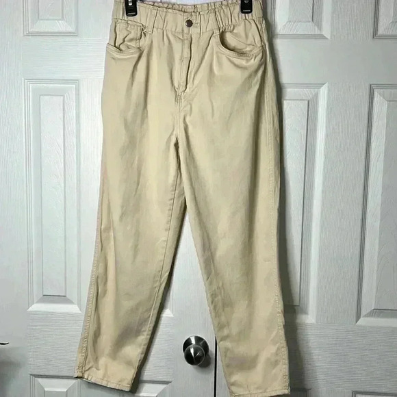 H&M High Waist Twill Trousers Size 6 - Picture 4 of 14
